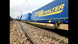 Le train a déraillé ce dimanche 11 janvier vers Carentan.