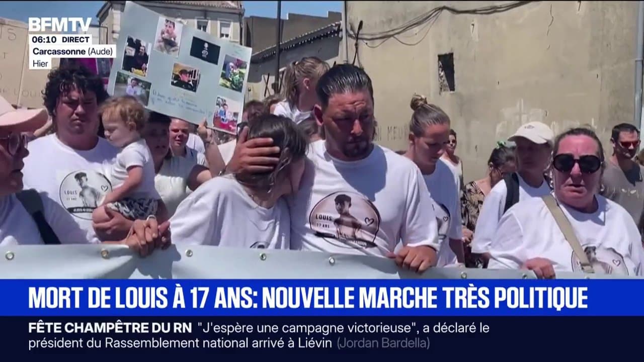 Mort de Louis: près de 600 personnes se sont réunies ce samedi à Carcassonne en hommage au jeune homme