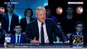 Gilets jaunes: Bruno Le Maire juge les débordements "inacceptables"