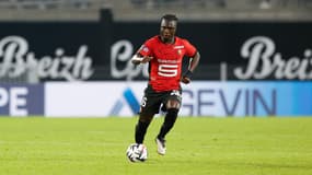 Alidu Seidu lors du match Rennes-Toulouse (0-2, L1), le 10 novembre 2024
