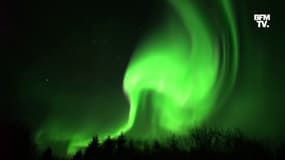 Des aurores boréales illuminent le ciel nord-américain