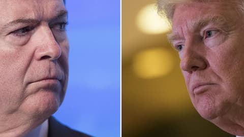 Michael Flynn et le Président Donald Trump