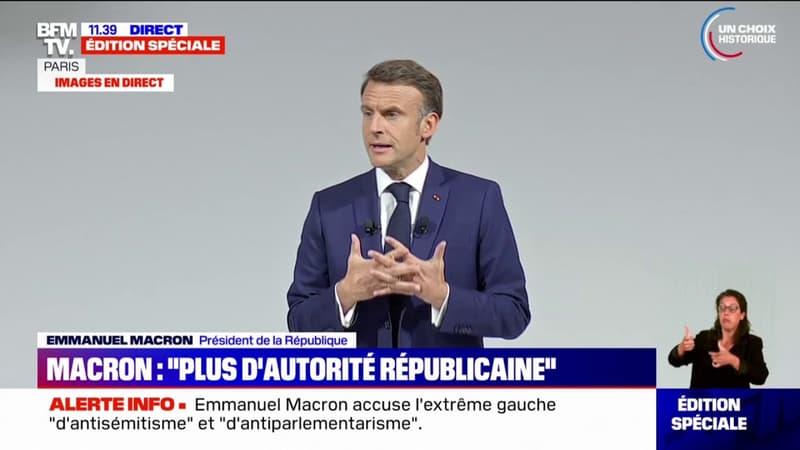 Emmanuel Macron promet une 
