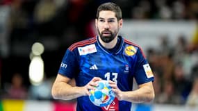 Nikola Karabatic lors de France-Suisse, le 14 janvier 2024 à l'Euro