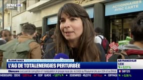 L'AG de TotalEnergies perturbée par des manifestants: