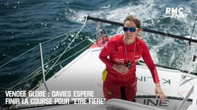 Vendée Globe : Davies espère finir la course pour "être fière"