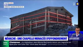 Névache: la chapelle historique menacée d'effondrement à cause du réchauffement climatique