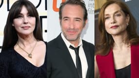 Monica Bellucci, Jean Dujardin et Isabelle Huppert