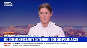 Mobilisation du 2 octobre: "On a eu des actions de blocages, d'entraves à la circulation, ce matin", indique Agathe Foucault, porte-parole de la Police nationale