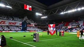 Le stade Pierre-Mauroy lors de Lille-Lens (1-0, L1), le 30 mars 2025
