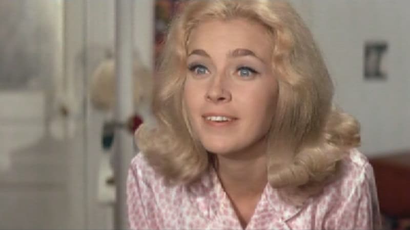 L'actrice Marie Dubois dans La Grande Vadrouille.