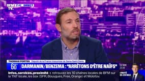 Affaire Benzema: pour Thomas Portes (LFI), "Gérald Darmanin entretient une atmosphère raciste dans ce pays"