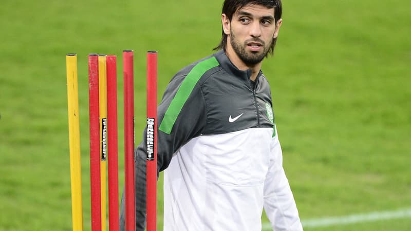 Lassad Nouioui avec le Celtic, en 2013