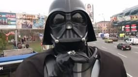 Un ancien électricien déguisé en Dark Vador a refusé d'enlever son masque pour s'identifier et pouvoir voter, lors des élections où il était candidat.
