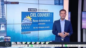 Météo Paris Île-de-France du 11 juillet: Ciel couvert et quelques averses ce matin