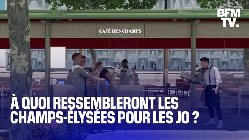 Voici à quoi ressembleront les Champs-Élysées pour les Jeux Olympiques 2024