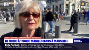 Marseille: 10.000 manifestants selon la police, 170.000 pour les syndicats
