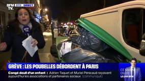 La grève fait déborder les poubelles à Paris