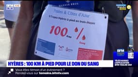 Hyères: un retraité varois court 100km pour le don du sang