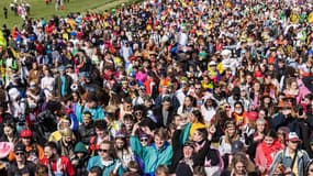 Des étudiants lors du carnaval de Caen en 20222. 