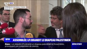 "Mais qu'est-ce que tu fais là toi ? Barre-toi d'ici !" : le vif échange entre David Guiraud (LFI) et Meyer Habib (LR)