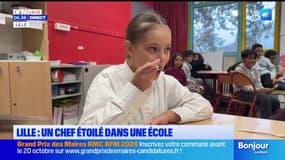 Lille: un chef étoilé dans une école pour la semaine du goût
