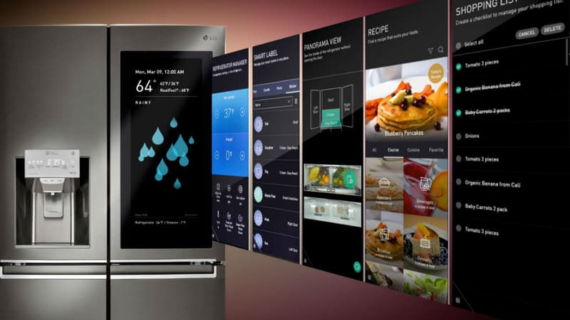 Le frigo connecté LG ThinQ