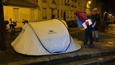 Plus de 3.000 sans-abri avaient été décomptés à Paris lors de la première Nuit de la solidarité l'an dernier.