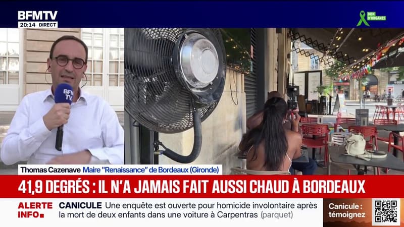 41,9 degrés à Bordeaux: un record de chaleur depuis 106 ans