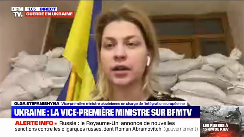 La vice-première ministre ukrainienne dénonce sur BFMTV 