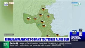 Alpes du Sud: risque d'avalanche ce lundi