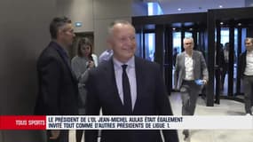 Bernard Tapie et Jean-Michel Aulas présents à l'inauguration du Campus Altice