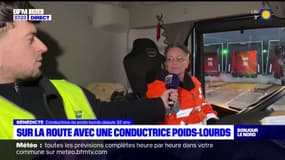 Nord: Bénédicte est sur les routes avec ses poids lourds depuis 1992