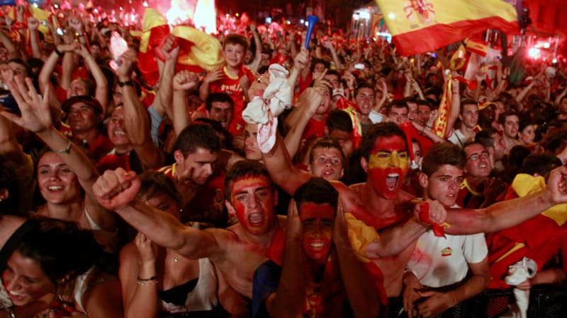 Les supporters de la Roja
