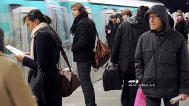Le métro parisien (photo d'illustration)