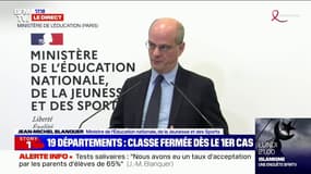 Jean-Michel Blanquer: "La cantine est le maillon faible de la journée (...) c'est pourquoi nous avons un protocole très strict"