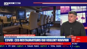David Zenouda (Collectif "Restons ouverts"): "le restaurateur Niçois qui avait ouvert malgré l'interdiction a donné une image pitoyable de notre profession"