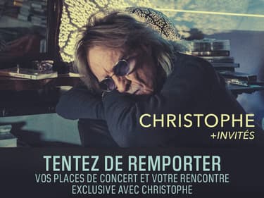 BFMTV partenaire des concerts de Christophe les 28 et 29 Septembre