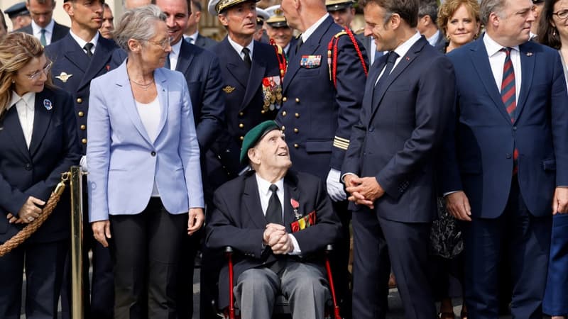 Emmanuel Macron a rendu hommage aux soldats français qui ont participé au débarquement