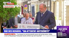 Éric Dupond-Moretti: "L'antisémitisme, cette bête immonde n'est pas morte"