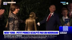 Une statue du Petit Prince sculptée par un Normand inaugurée à New York