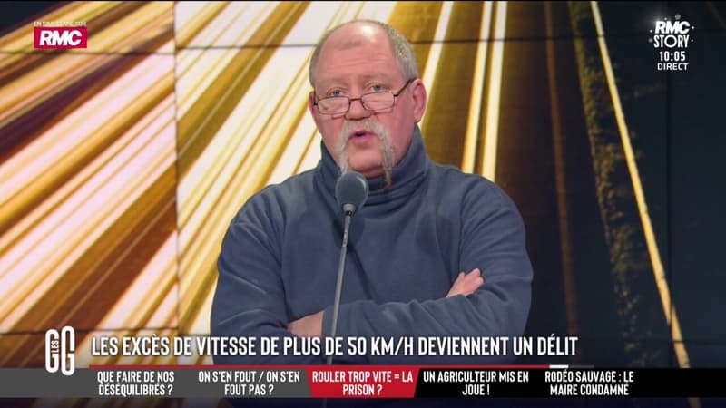 Délit pour les excès de vitesse de plus de 5à km/h : "Pourquoi la répression est toujours sur la vitesse", se demande Didier Giraud