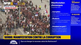 Le mouvement initié par les étudiants serbes se poursuit pour dénoncer la corruption