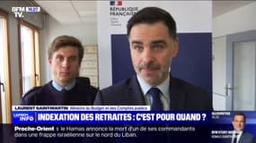 Revalorisation des retraites : "La question c'est à quel moment on indexe les retraites", déclare Laurent Saint-Martin, ministre du Budget et des Comptes publics