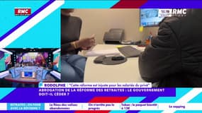 Réforme des retraites : "Le privé, c'est nous qui tenons le pays", affirme Rodolphe, auditeur