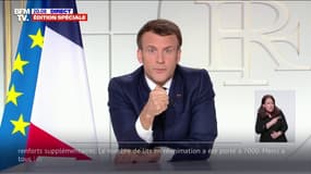 Emmanuel Macron: "Nos citoyens qui souhaitent changer de région, pour aller s'isoler, pourront le faire durant ce week-end de Pâques"