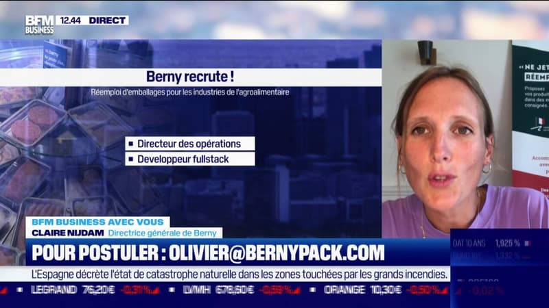 On recrute ! Berny : réemploi d'emballages pour les industries de l'agroalimentaire