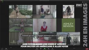 Quand les plus grandes stars américaines font une séance d'aérobic...pour inciter à aller voter
