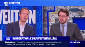 Immigration : Retailleau veut un référendum - 24/01
