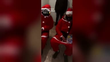 Des trafiquants de drogue, déguisés en pères Noël pour vendre leur marchandise à l'hiver 2025.